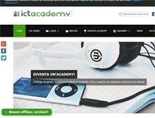 Tablet Screenshot of ict-academy.it